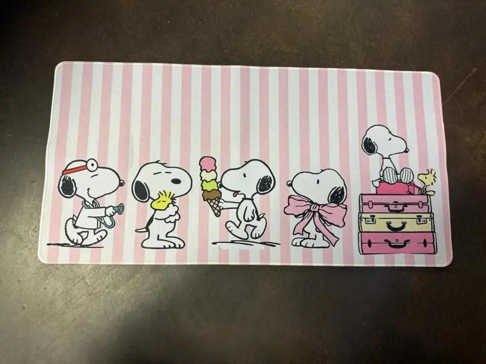Snoopy Computer Desk Mat 24x12